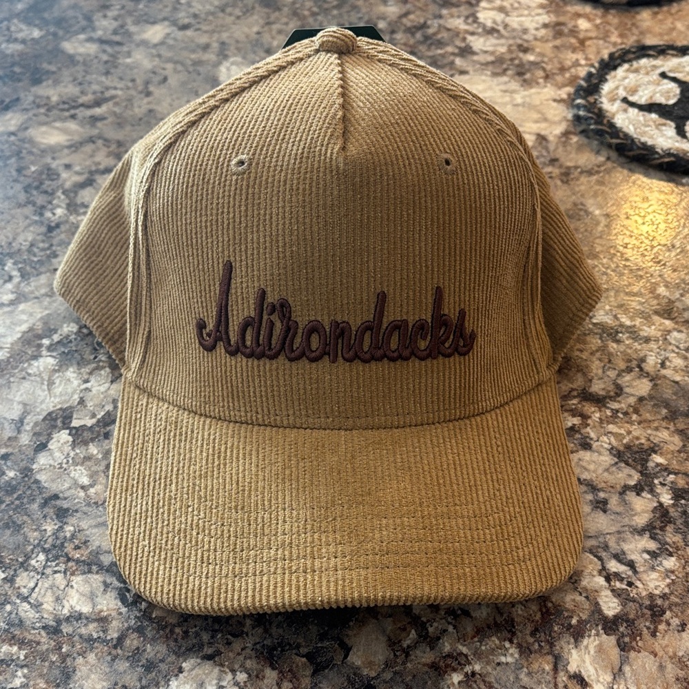 Adirondacks Tan Corduroy Cap